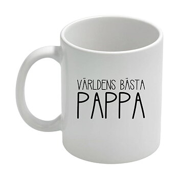 Mugg - Fars dag - Världens bästa pappa