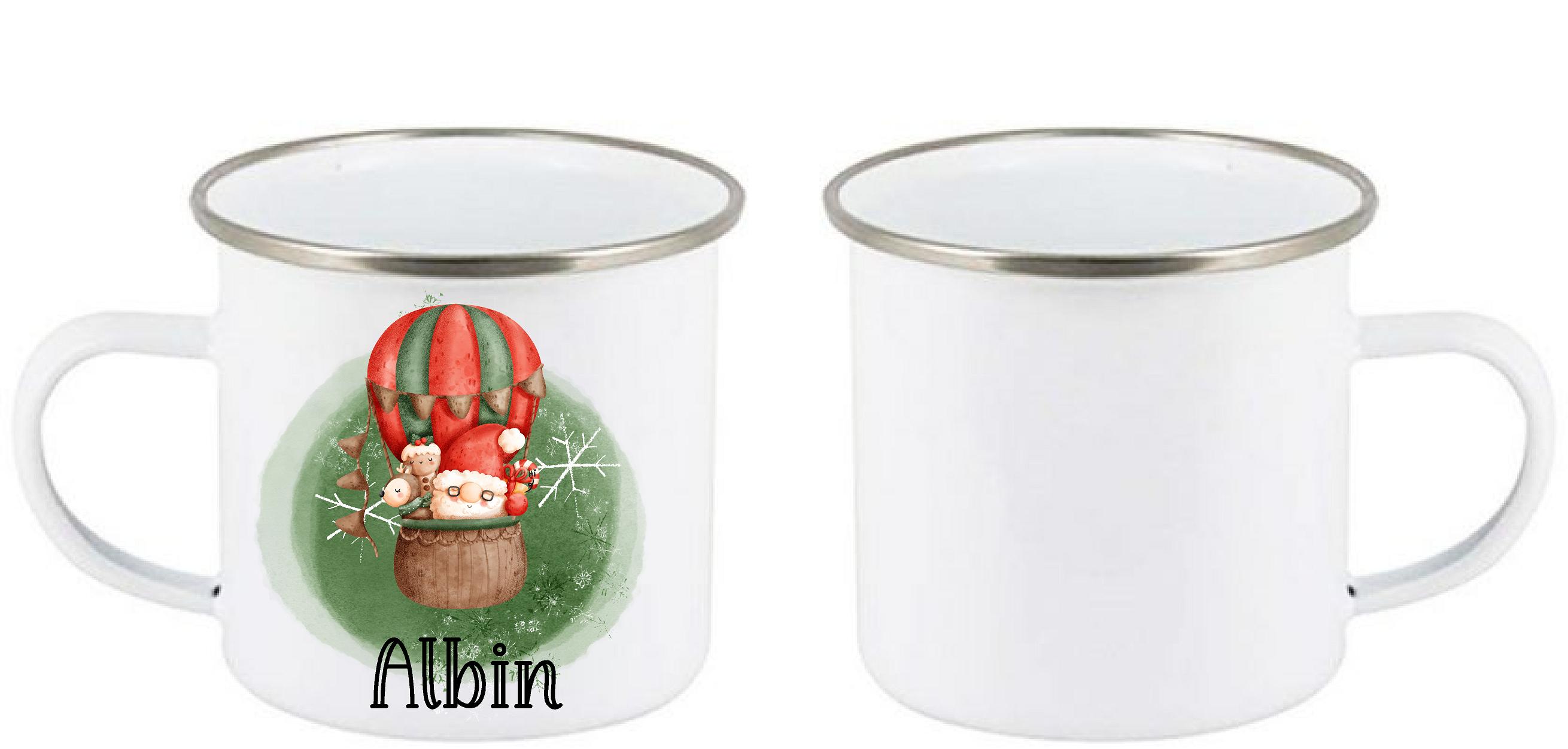 Mugg - Jul - Gnome luftballong