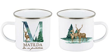 Mugg - Bokstav - Vildskog