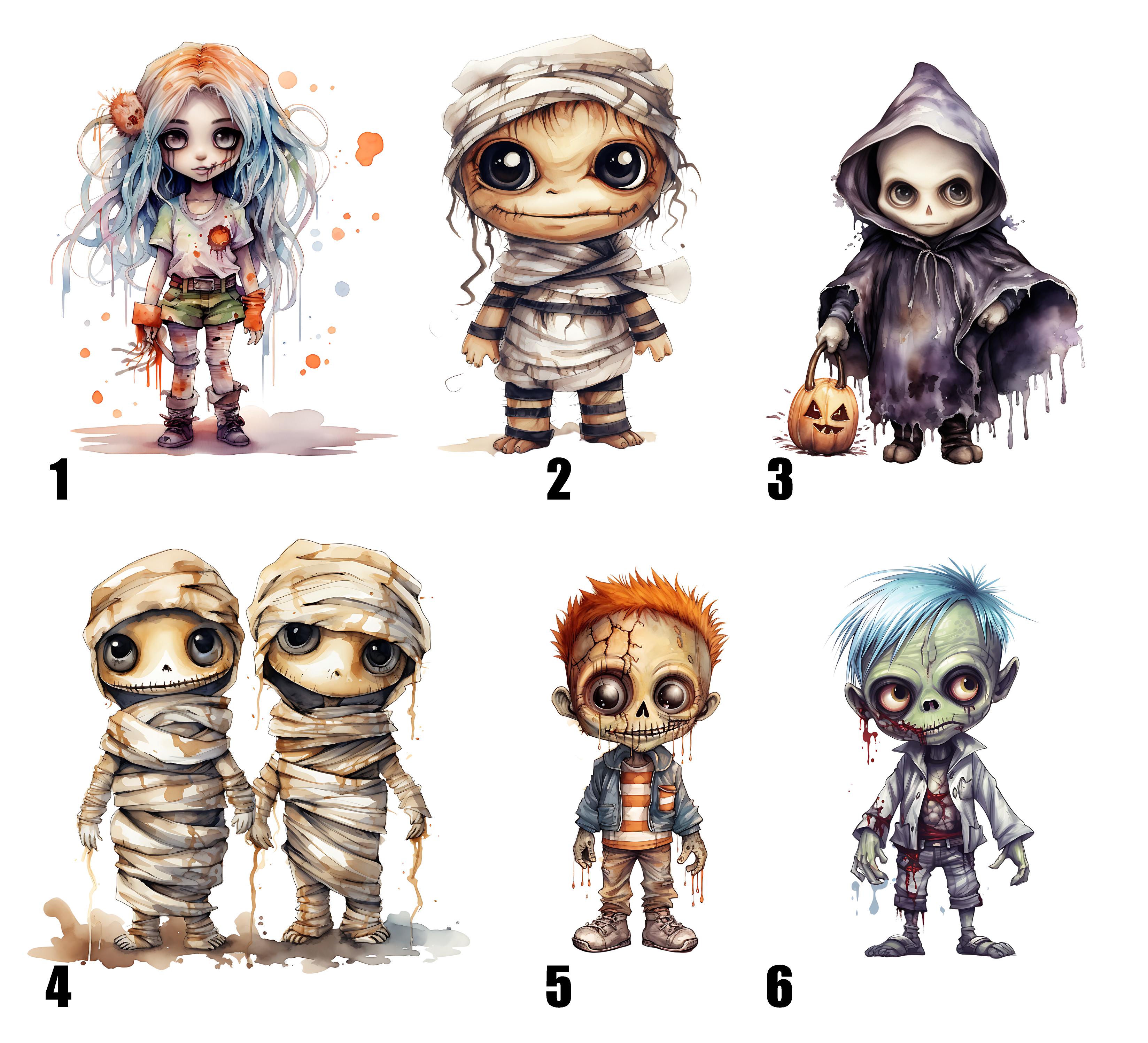 Vattenflaska - Halloween - Figurer - Flera motiv - 4