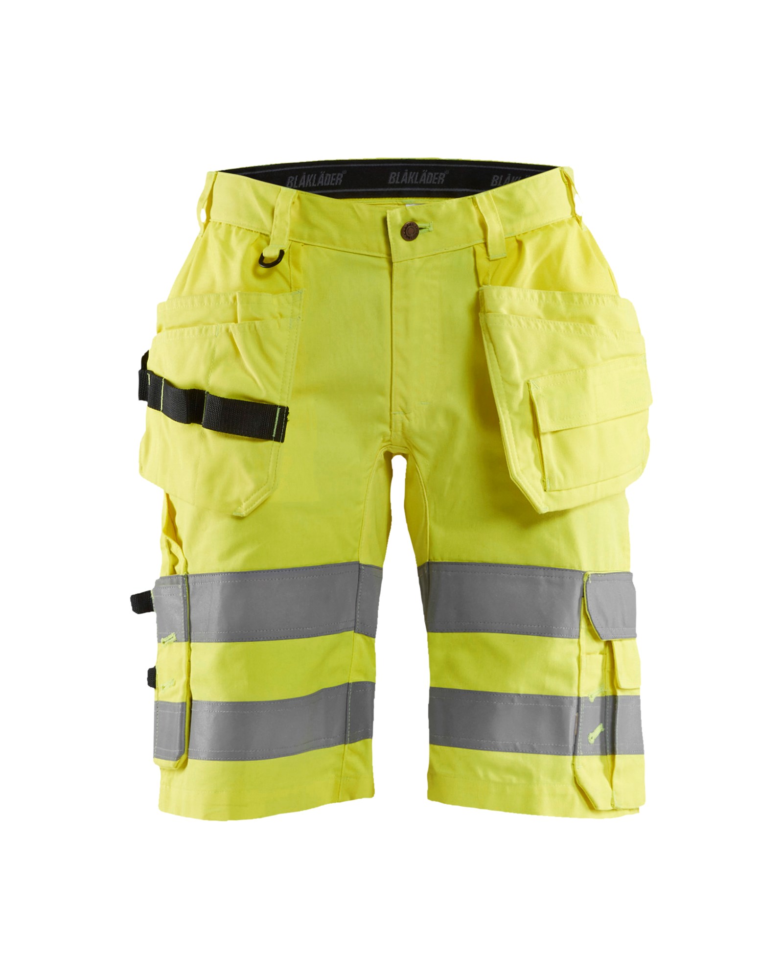 Varselshorts med stretch - gul/orange