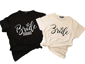 T-shirt Bride/BrideSquad