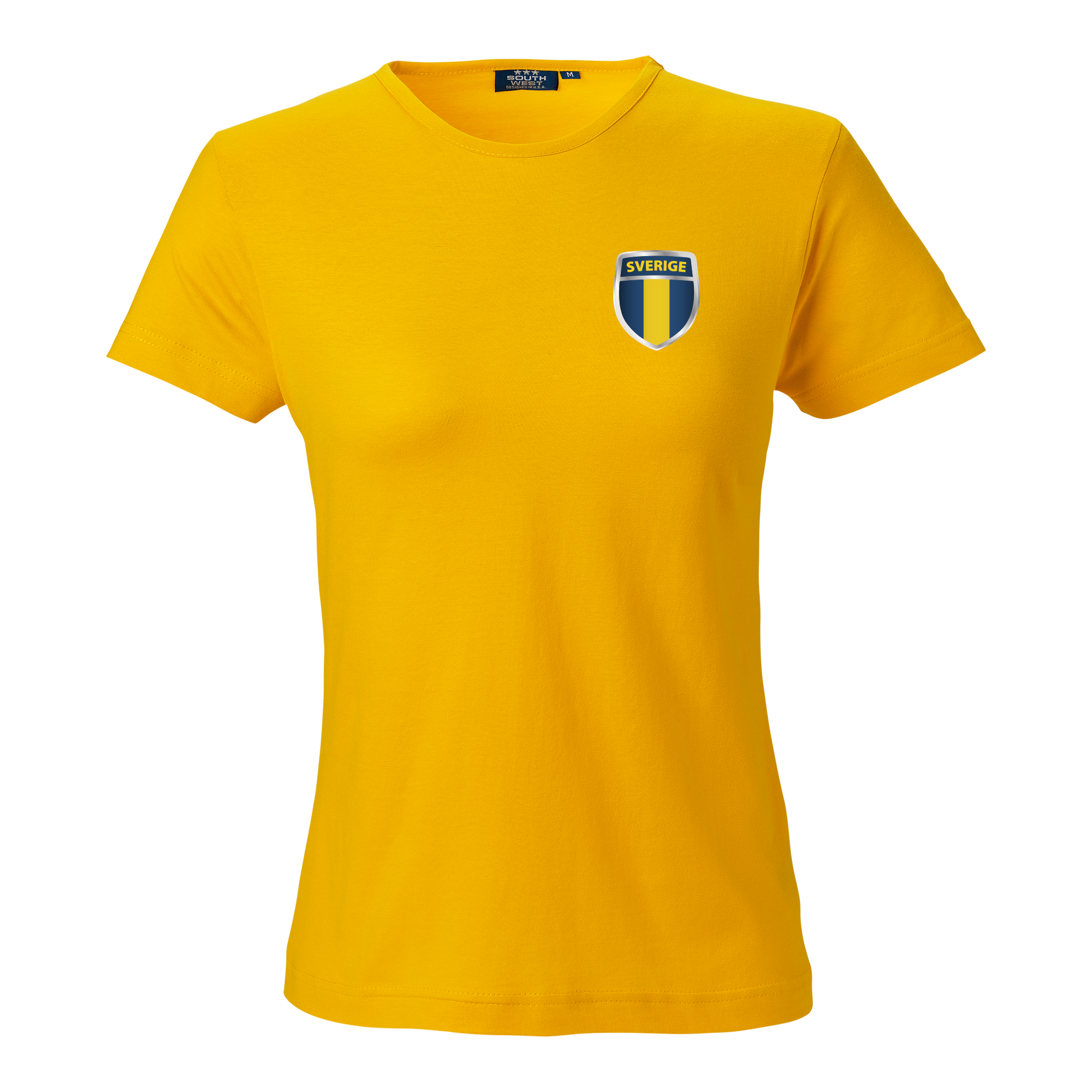 T-shirt Sverige Venice - gul