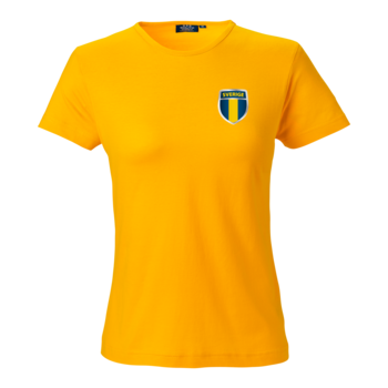 T-shirt Sverige Venice - gul