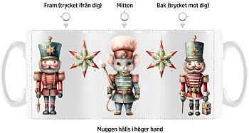 Mugg - Jul - Nötknäpparen Mus - 2 motiv
