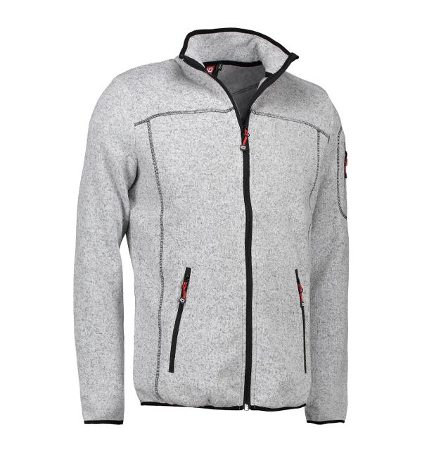 Fleececardigan stickad 0852