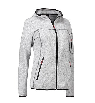 Fleececardigan stickad 0853 DAM