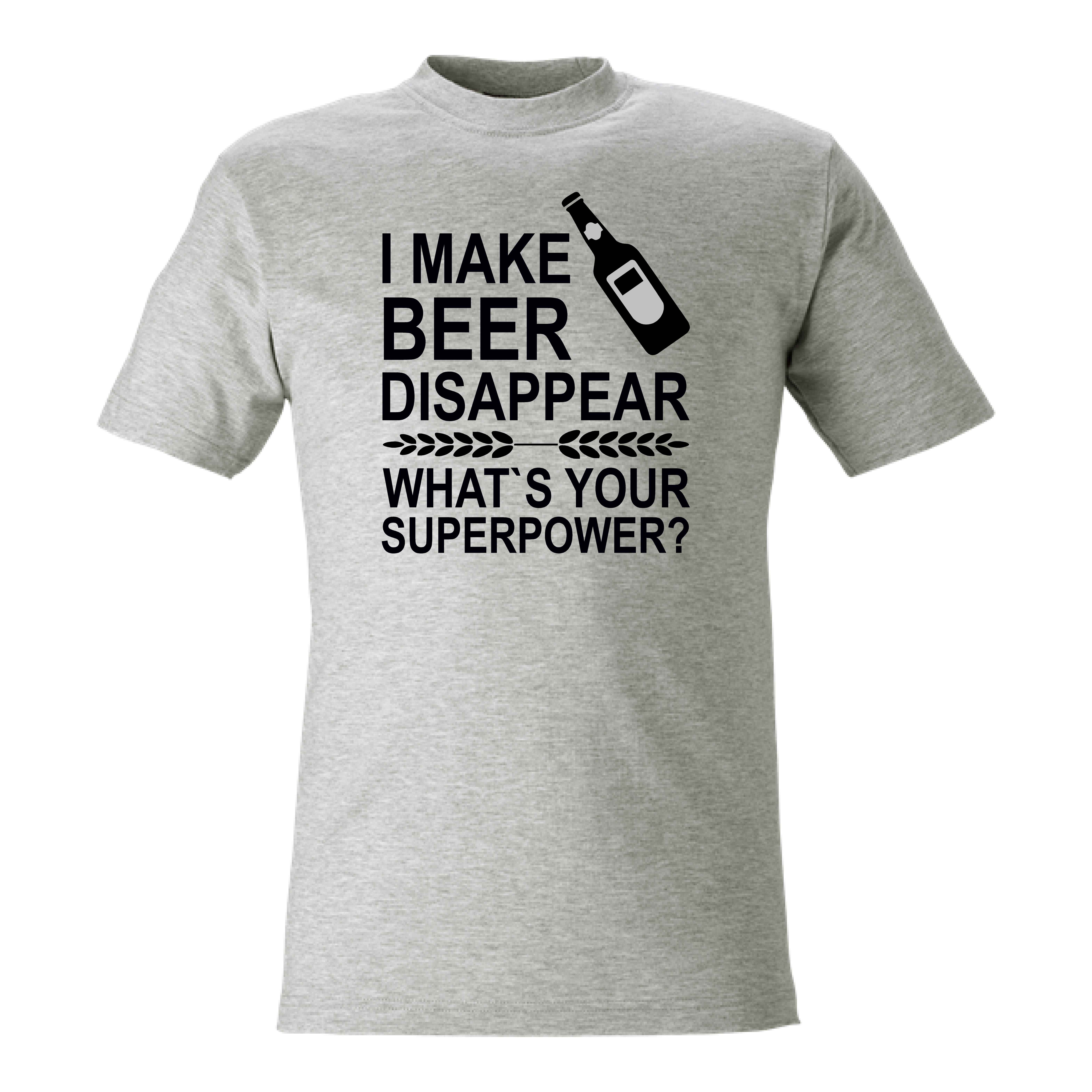 T-shirt Beer disappear