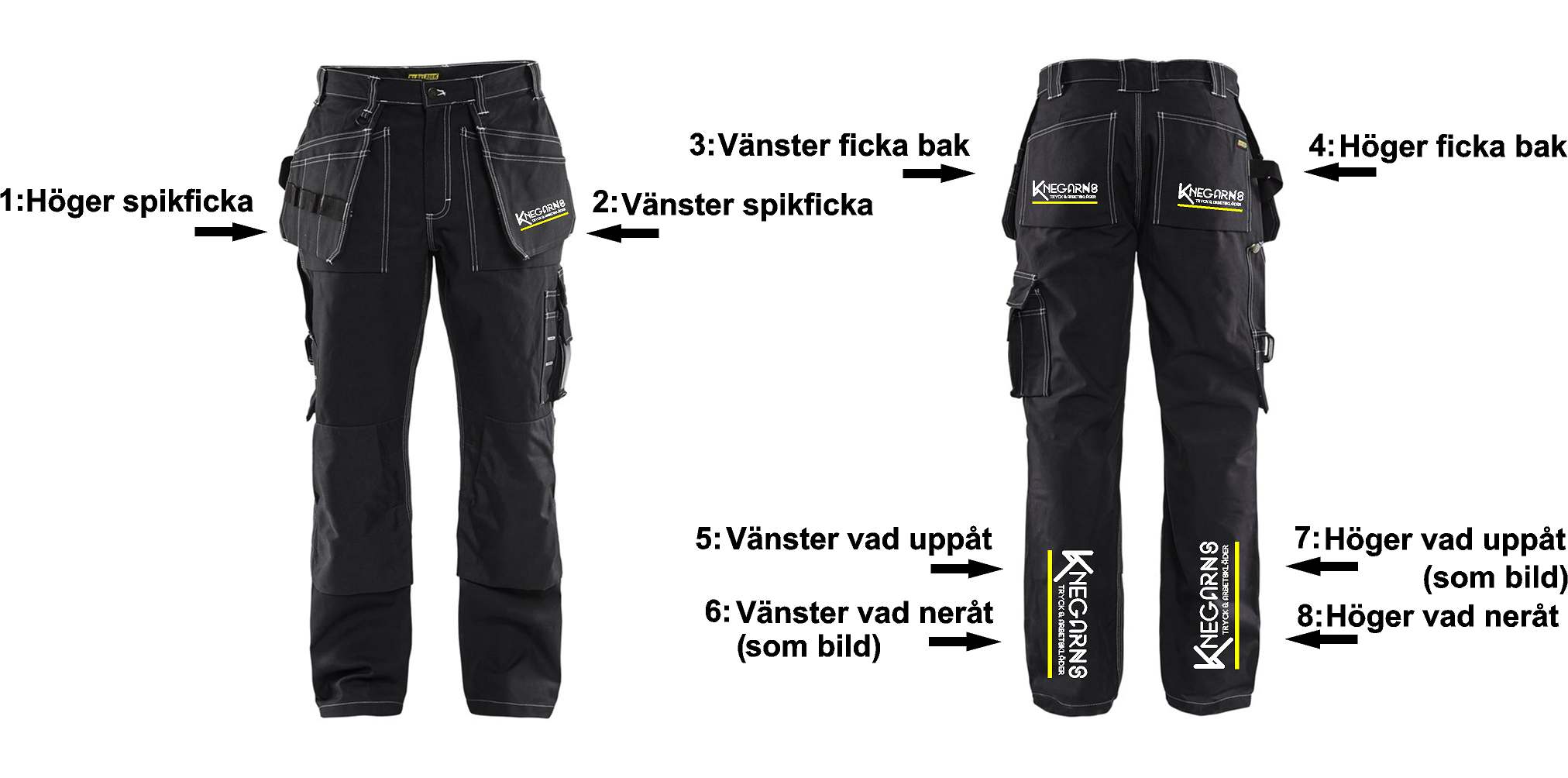 Målarbyxa stretch 1096 - 5
