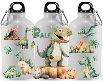 Vattenflaska - Dinosaurier - Flera motiv