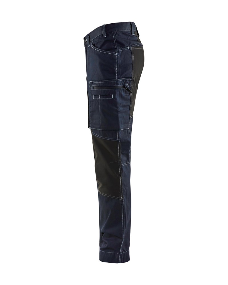 Servicebyxa stretch 1459 denim - flera färger  - 3