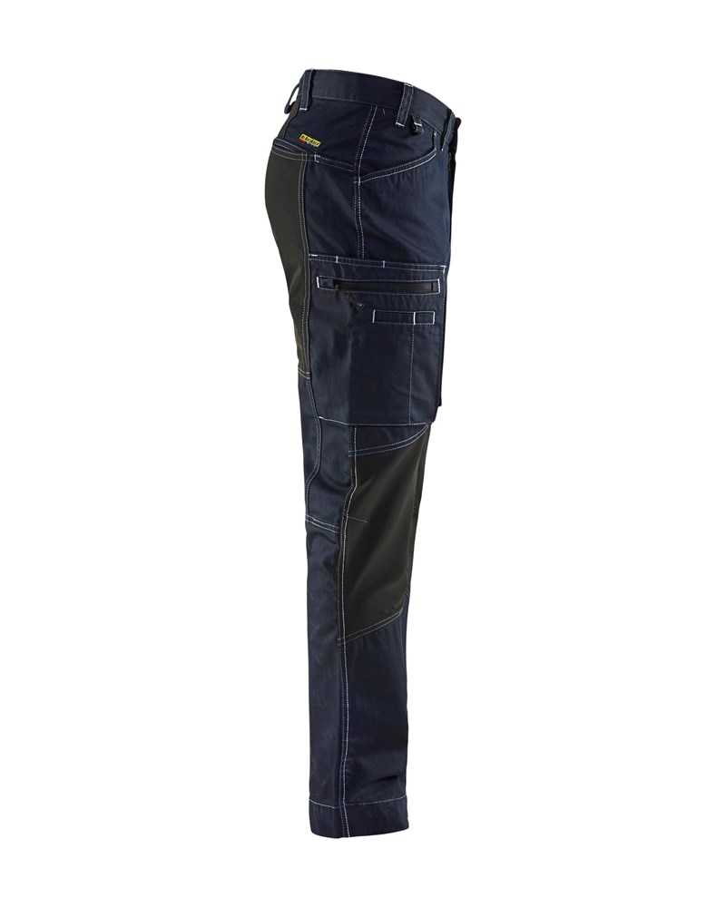 Servicebyxa stretch 1459 denim - flera färger  - 4