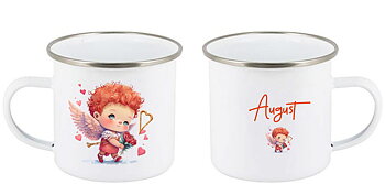 Mugg - Fe Cupid-pojke - orange