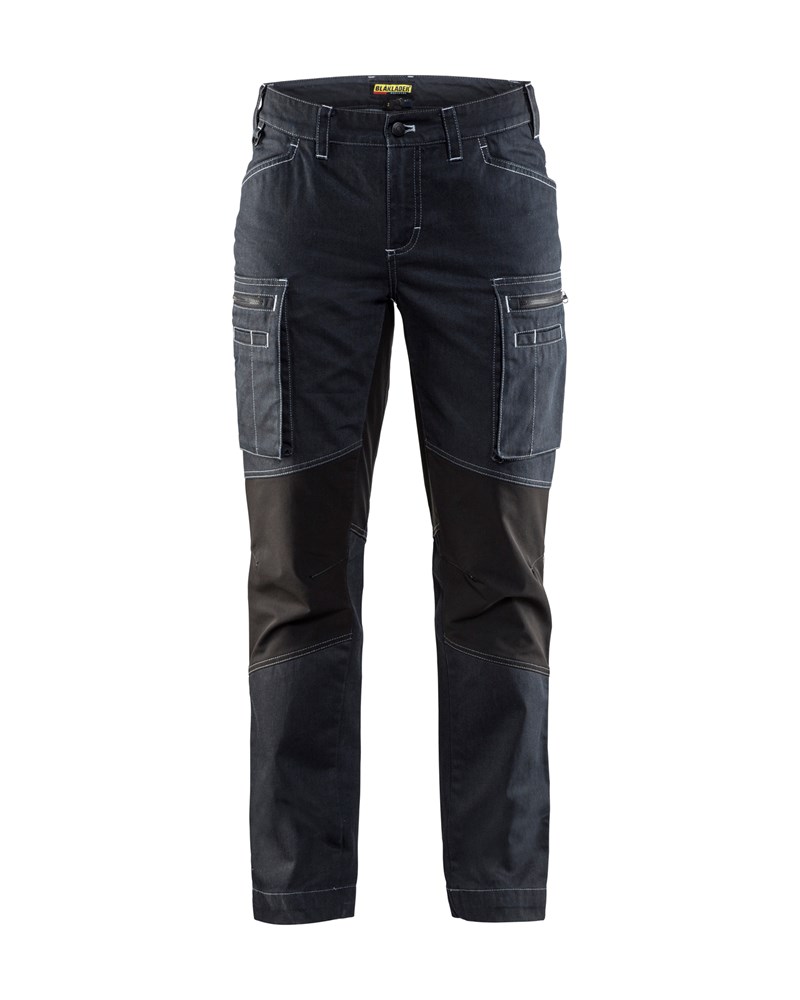 Servicebyxa stretch denim 7159 DAM - flera färger