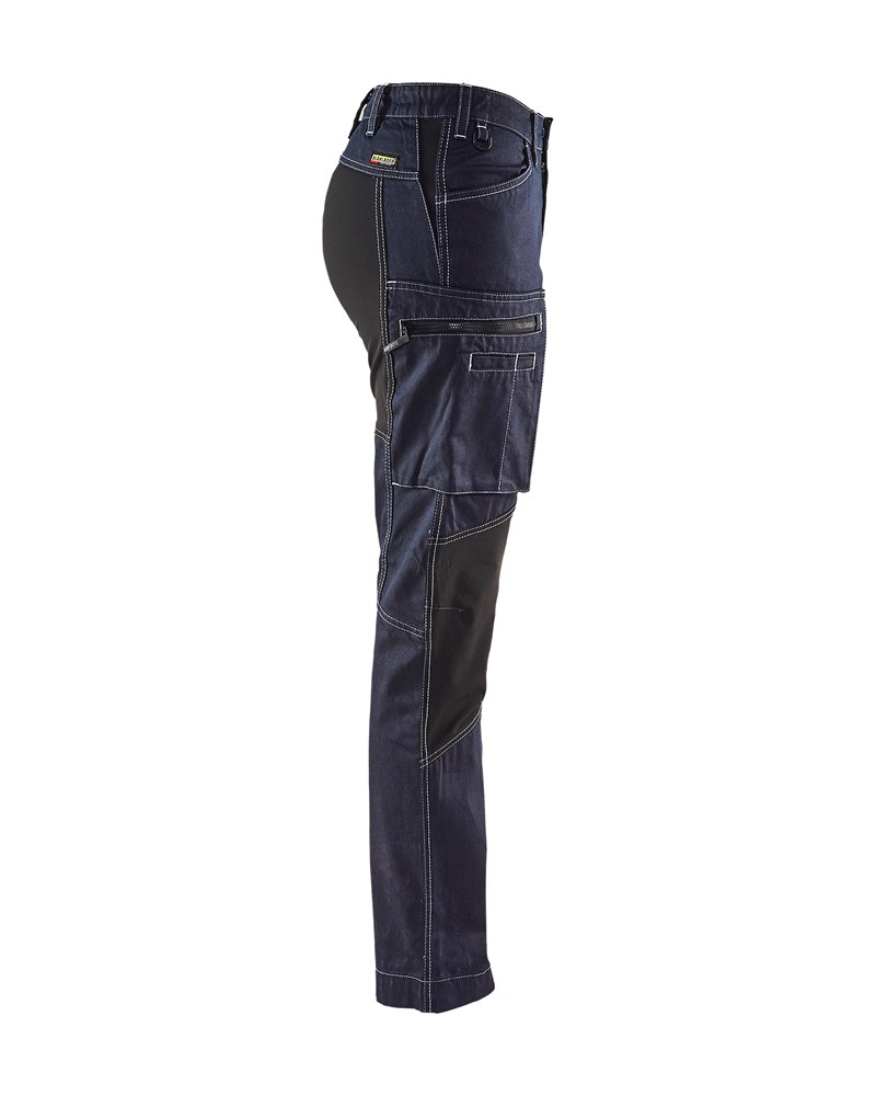 Servicebyxa stretch denim 7159 DAM - flera färger - 3
