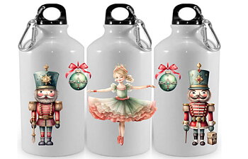 Vattenflaska - Jul - Nötknäpparen Ballerina - Flera motiv