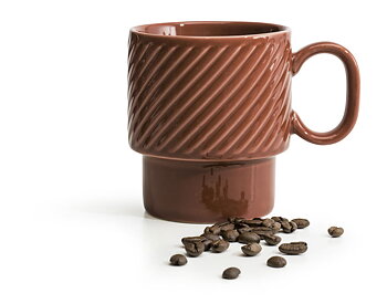 Coffee & More terrakotta - Kaffemugg 