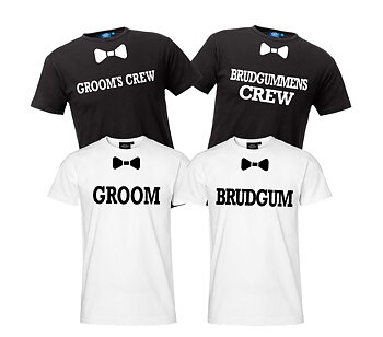 T-shirt Brudgum/Groom
