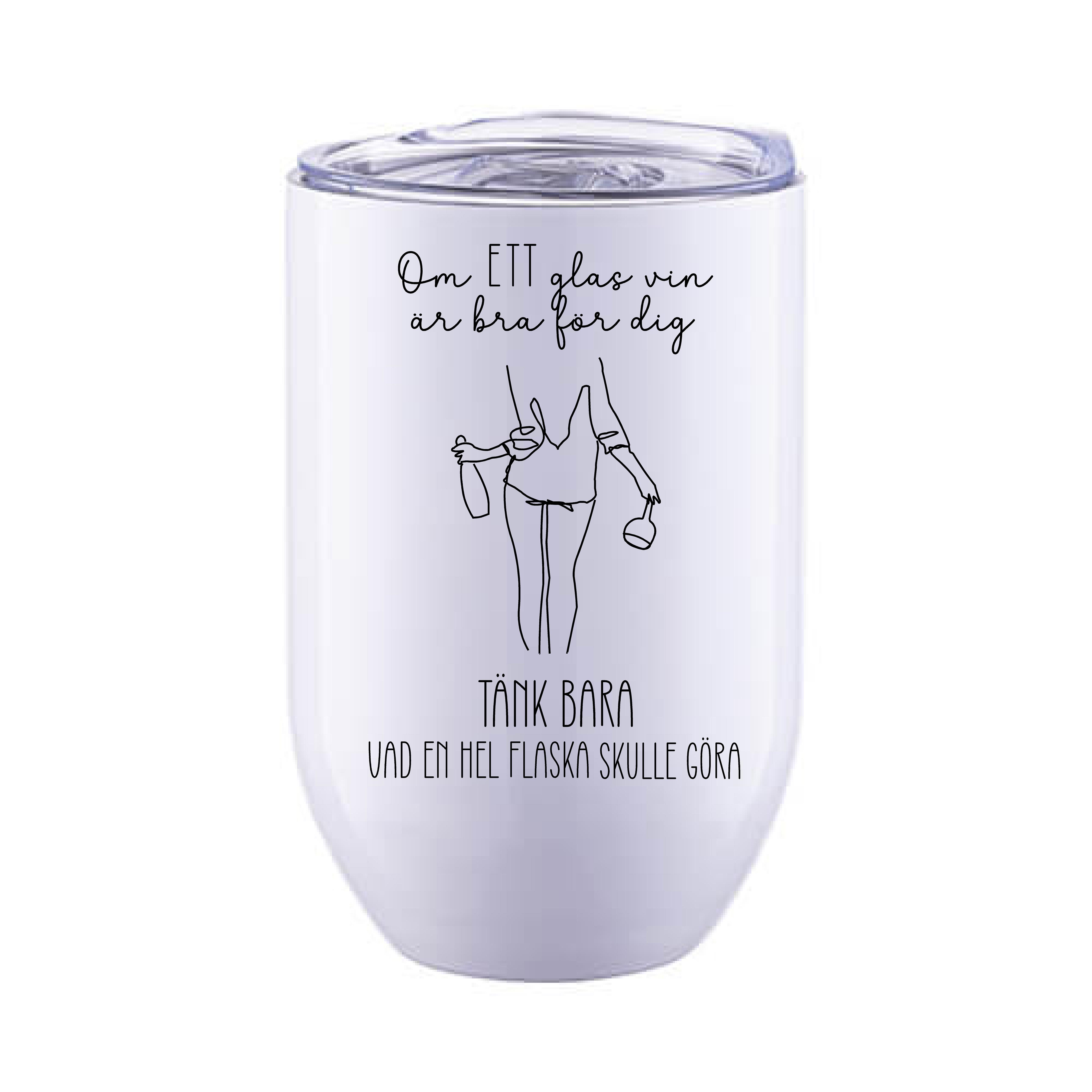 Vinmugg - Ett glas vin