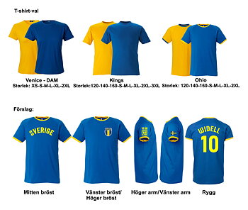 Designa egen Sverige t-shirt
