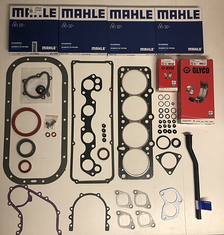 Renoveringskit B230 Komplett 88- MAHLE RINGAR