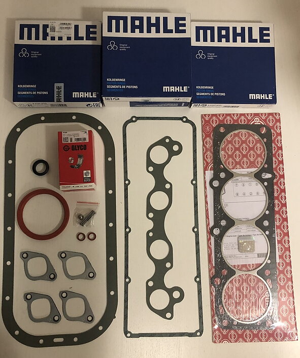 Renoveringskit B230 Folkrace MAHLE Ringar