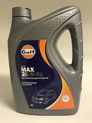 Motorolja 20W-50 4L GULF