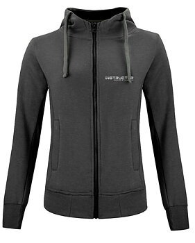 Hoody Full zip - women - INSTRUCTOR  -  Grå