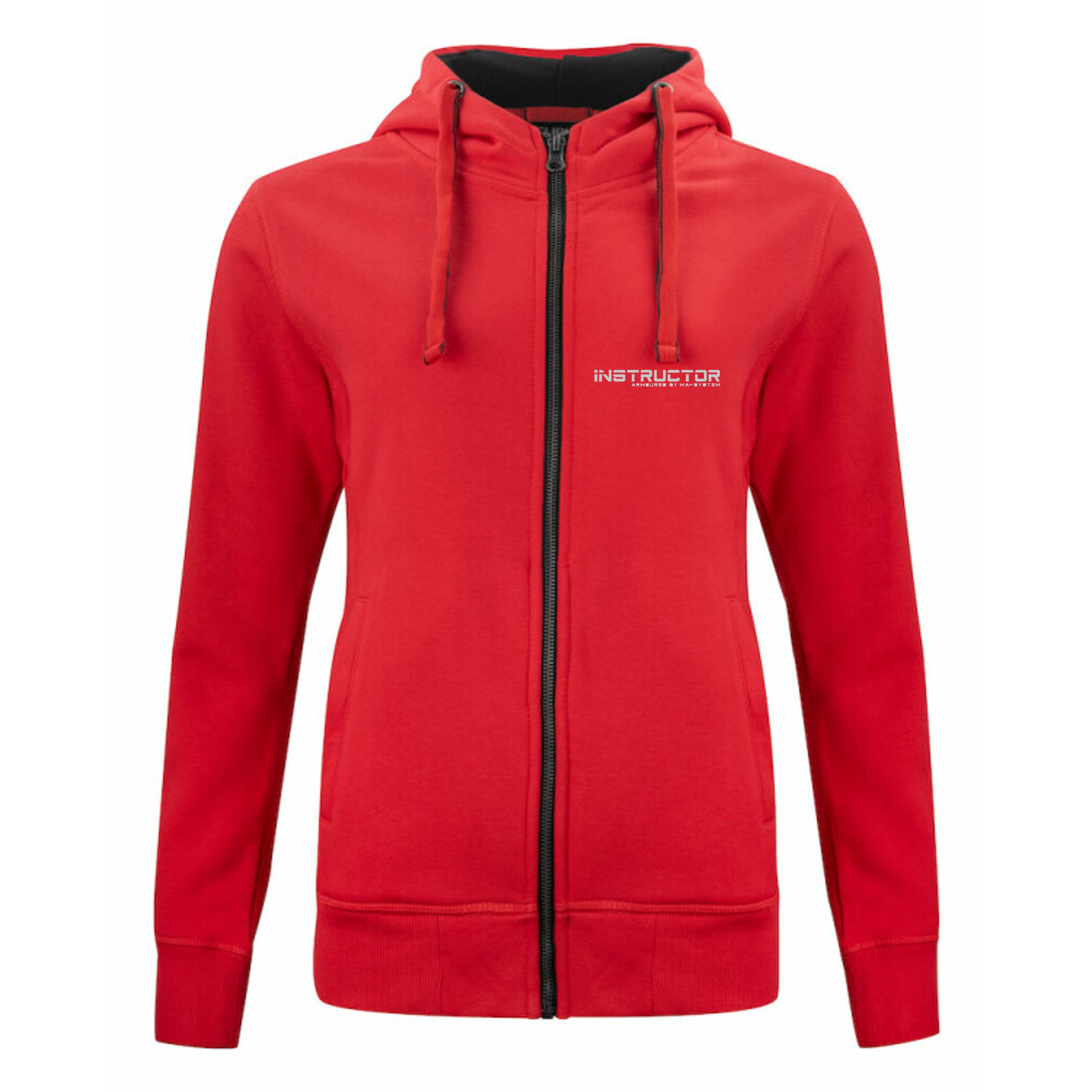 Hoody Full zip - women - INSTRUCTOR  -  Röd
