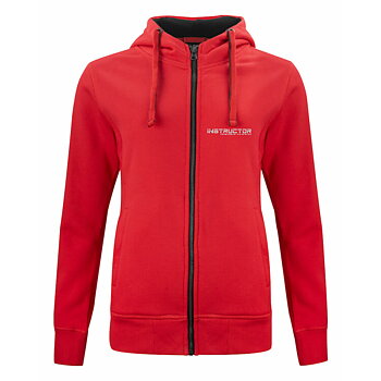 Hoody Full zip - women - INSTRUCTOR  -  Röd