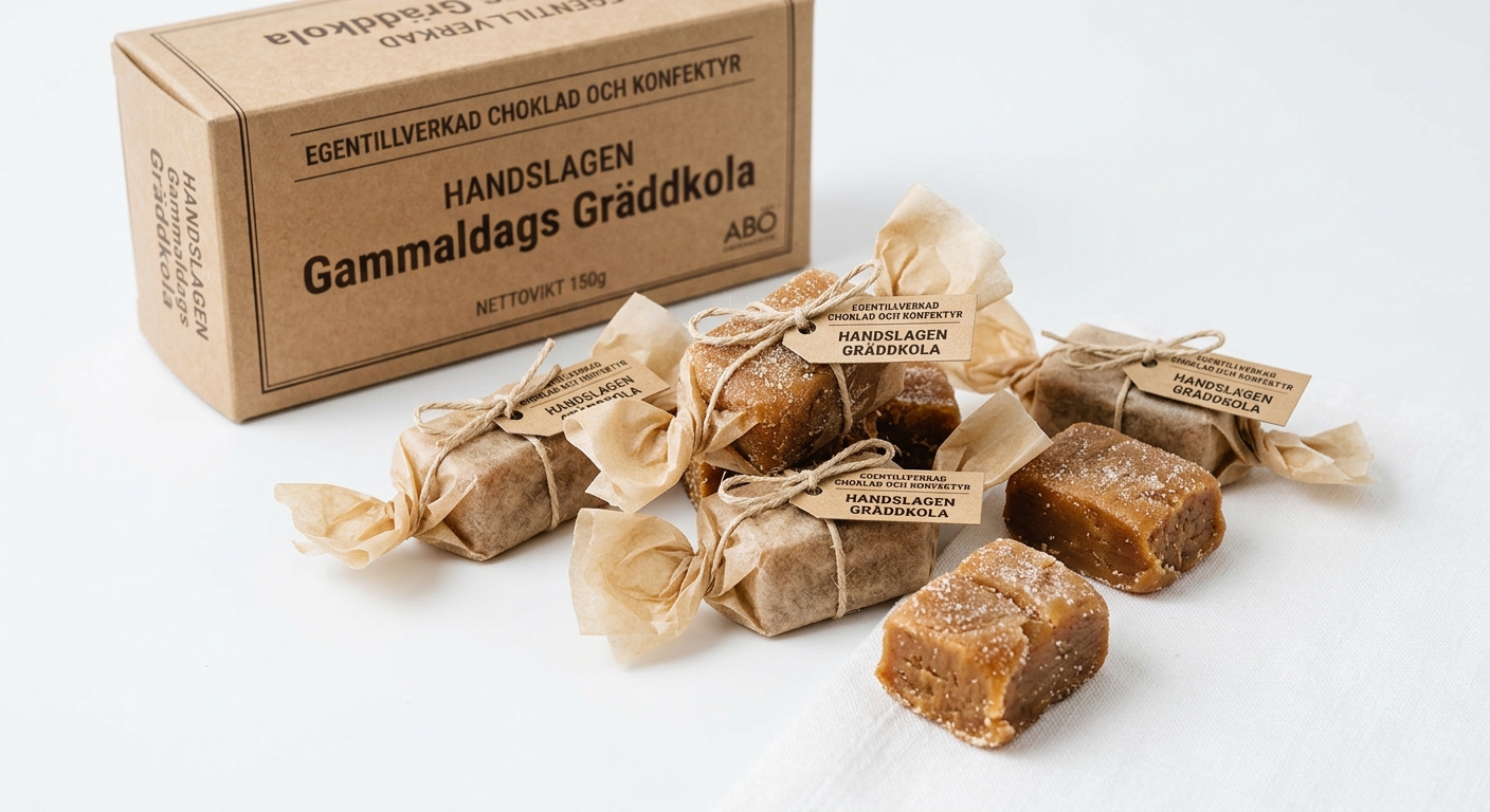 Handslagen Gammaldags Gräddkola - 2