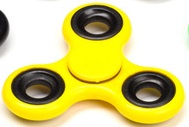 Spinners Relax avslappnande, Gul (Hand spinner,free spinner, fidget)