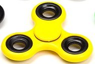 Spinners Relax avslappnande, Gul (Hand spinner,free spinner, fidget)