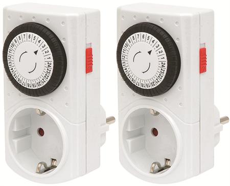 Klockströmbrytare 2-p m j mini