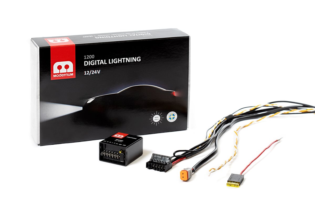 DL1200 EXTRALJUSKABLAGE DIGITAL LIGHTNING 13A 12/24V