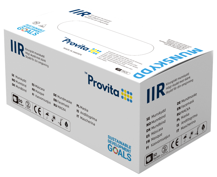 Provita Medical  Svenskt munskydd, RISE, 50-p - 2