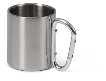 SteelCup 220 - Mugg med karbinhakel