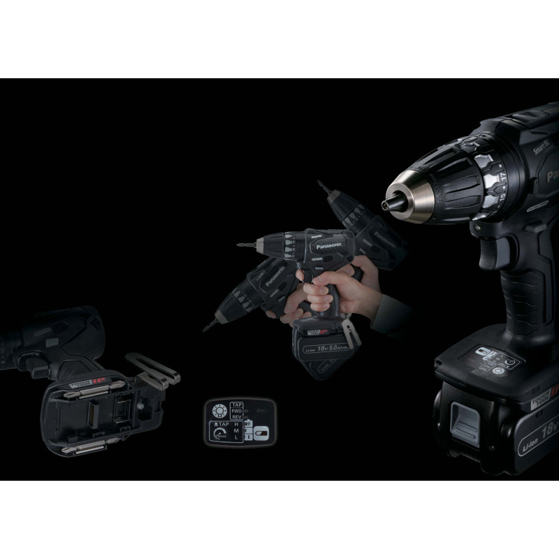 Panasonic Borr/skruvdr.  EY79A3PN2G,  3,0Ah med slagfunktion - 2