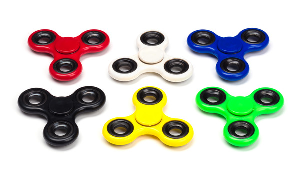 Spinners Relax avslappnande, Blå (Hand spinner,free spinner, fidget) - 2