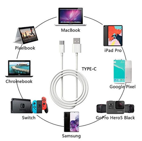 Android  USB C 2.0 till USB A kabel 1m - 4