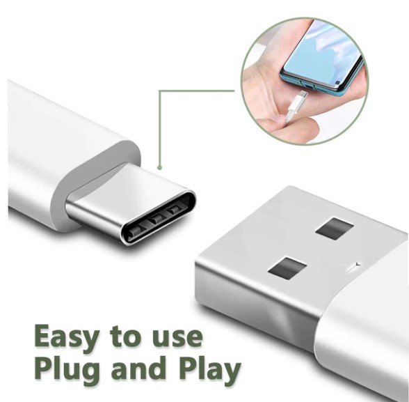 Android  USB C 2.0 till USB A kabel 2m - 3