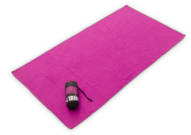 Microfiberhandduk 70 x 140cm Rosa - 3