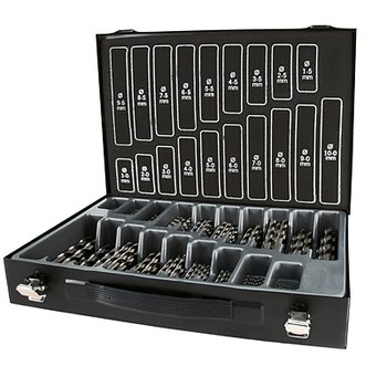 Tecos borrsats 170 delar metall