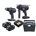 Panasonic Borrhammar-Kombikitt, 18v EYC2024DDHDN