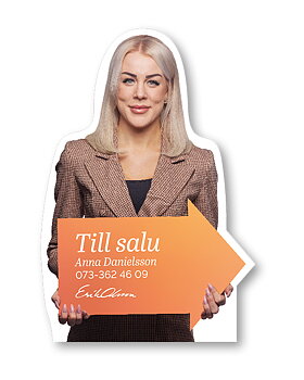 Mäklarskylt "Till Salu"