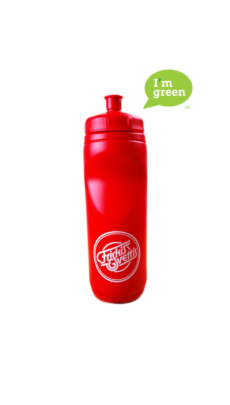 Vattenflaska BIO plast 760ml Röd