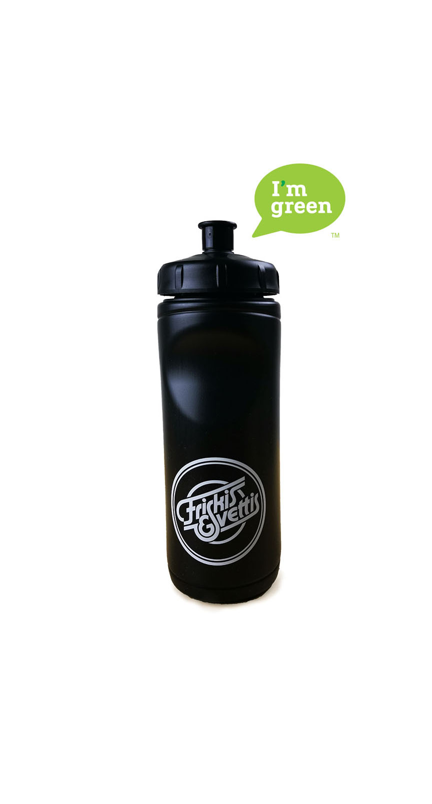 Vattenflaska BIO plast 760ml svart
