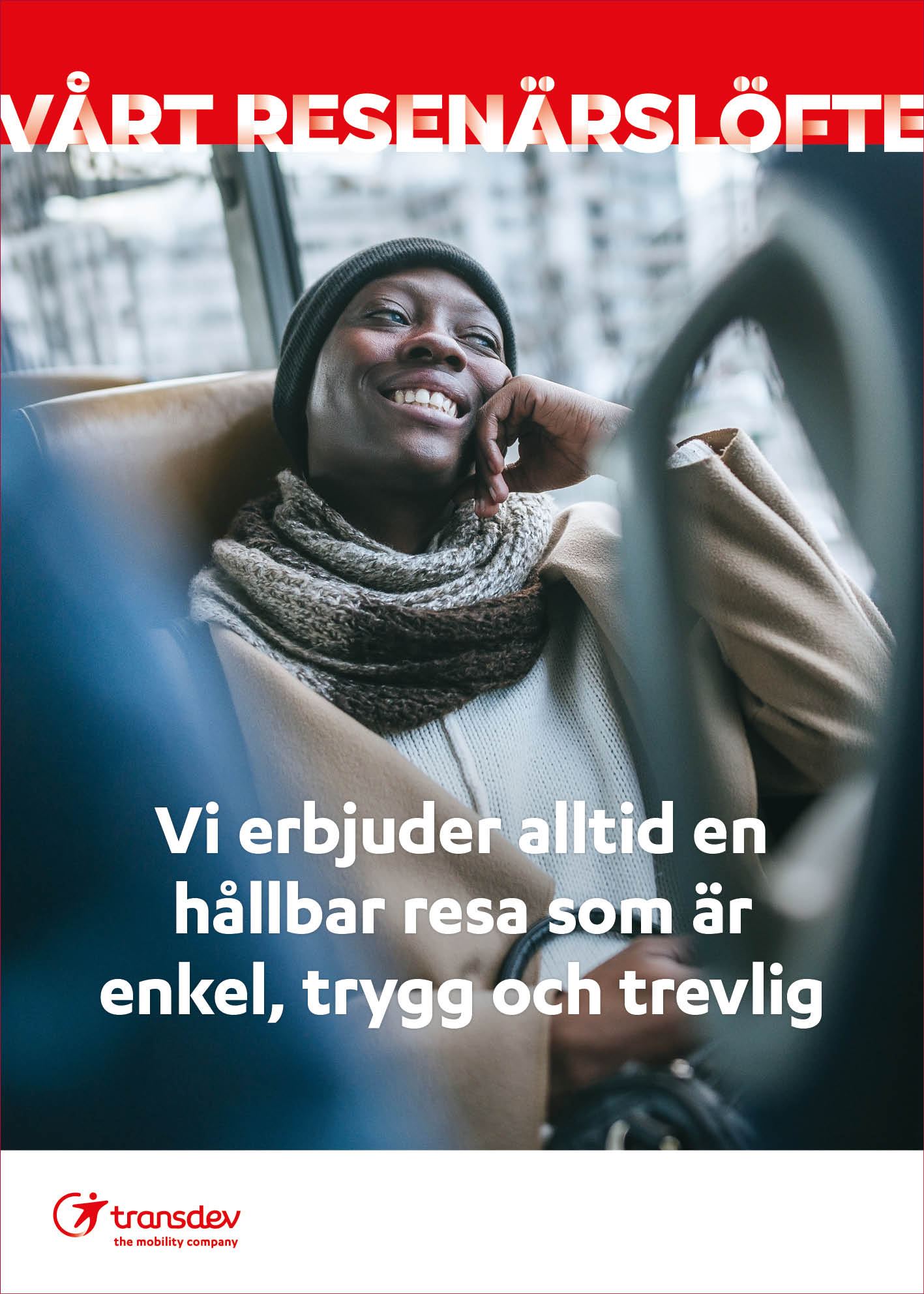 Affisch: Vårt resenärslöfte – internationell
