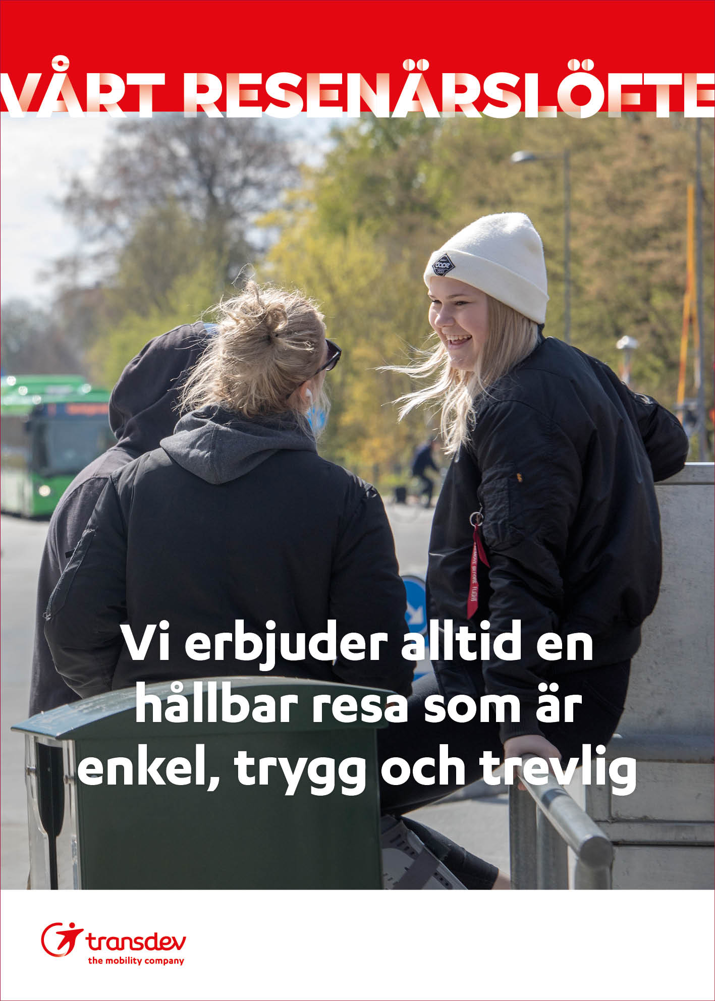 Affisch: Vårt resenärslöfte – buss 