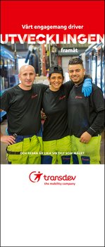 Roll-up: Profilerande: Utvecklingen röd/vit